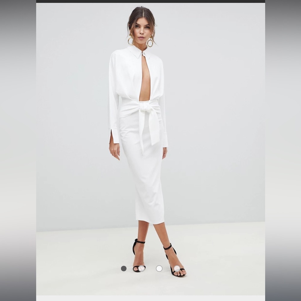 NWT ASOS Shirt MIDI Dress